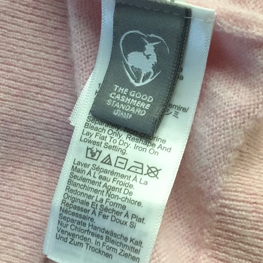 J.CREW/“HEATHER BLUSH”100% CASHMERE RELAXED FIT SWEATER/NEW